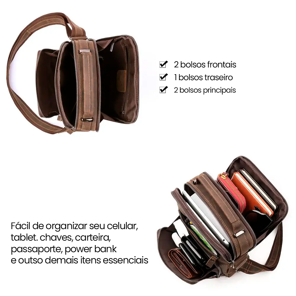 Mochila em Couro - Joyir Premium