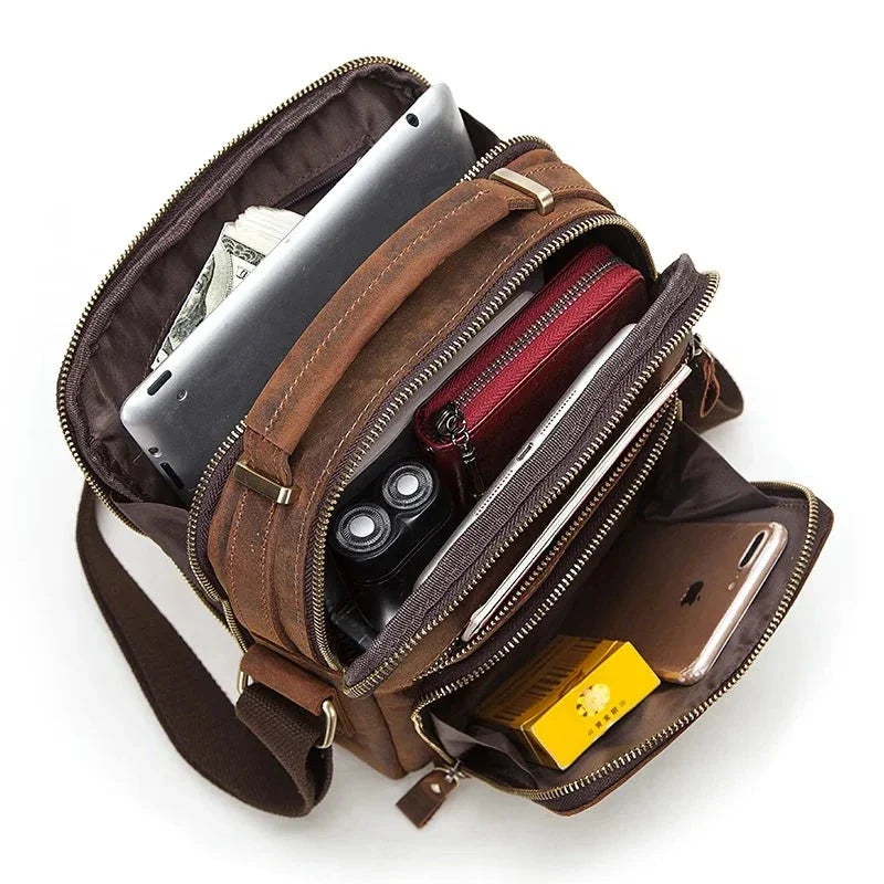Mochila em Couro de Vaca - Hummer Premium