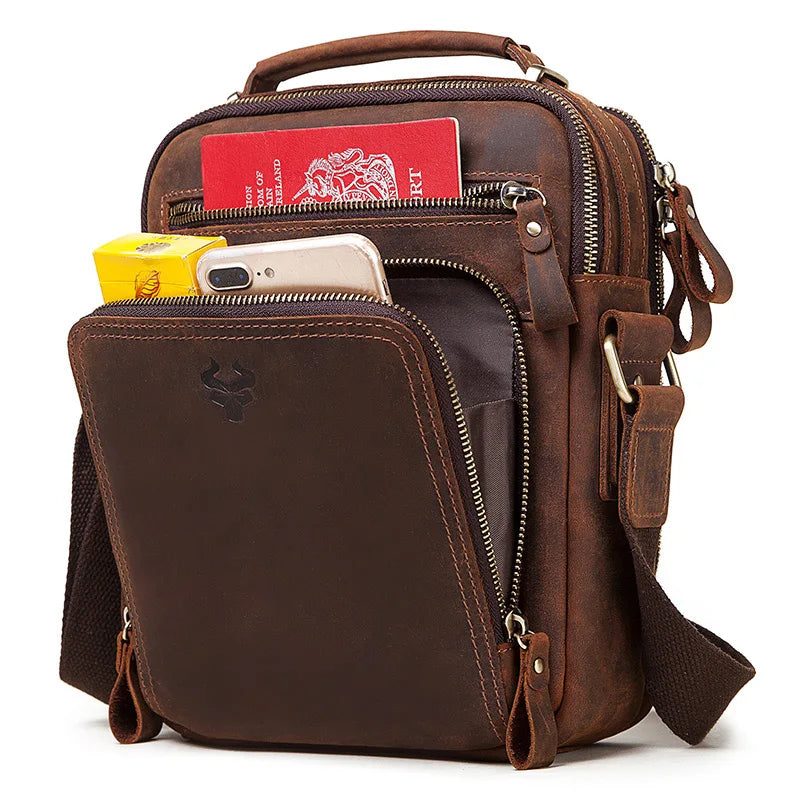 Mochila em Couro de Vaca - Hummer Premium