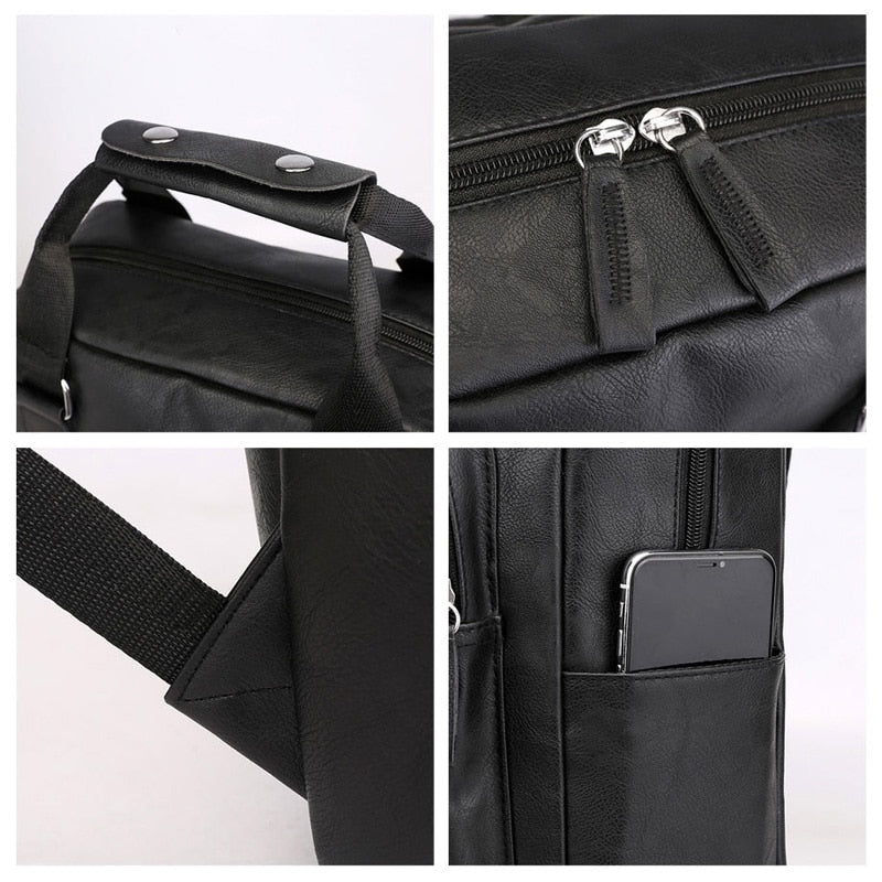 Mochila Executiva em Couro Milan