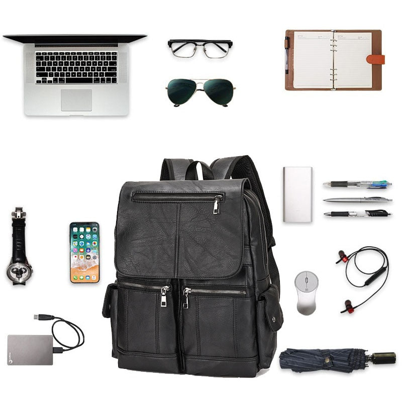 Mochila em Couro - Premium Travel