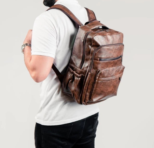 Mochila Executiva em Couro Copenhagen