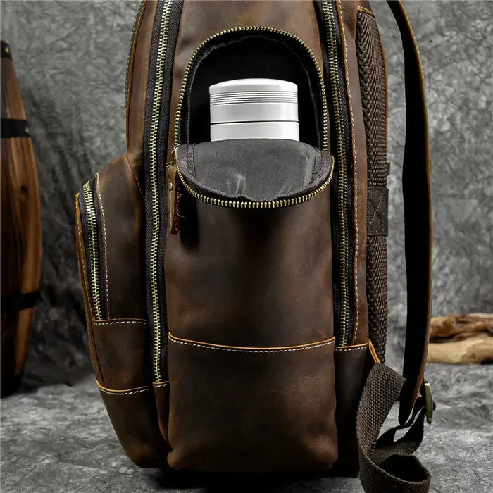 Mochila Executiva em Couro Retrô