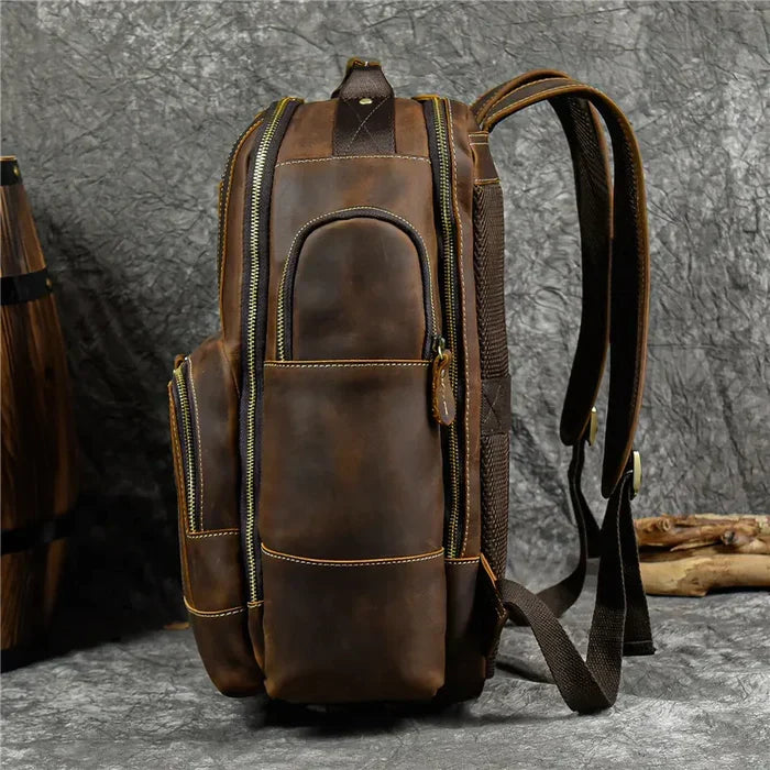Mochila Executiva em Couro Retrô
