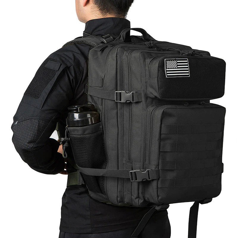 Mochila Tática Militar Montevie Preta 50L