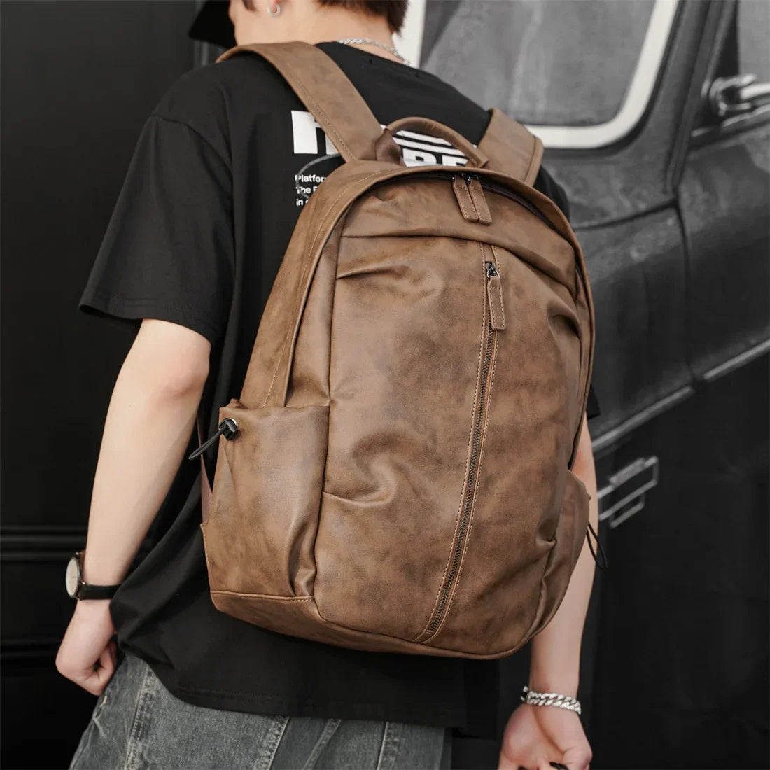 Mochila Executiva em Couro Amsterdam