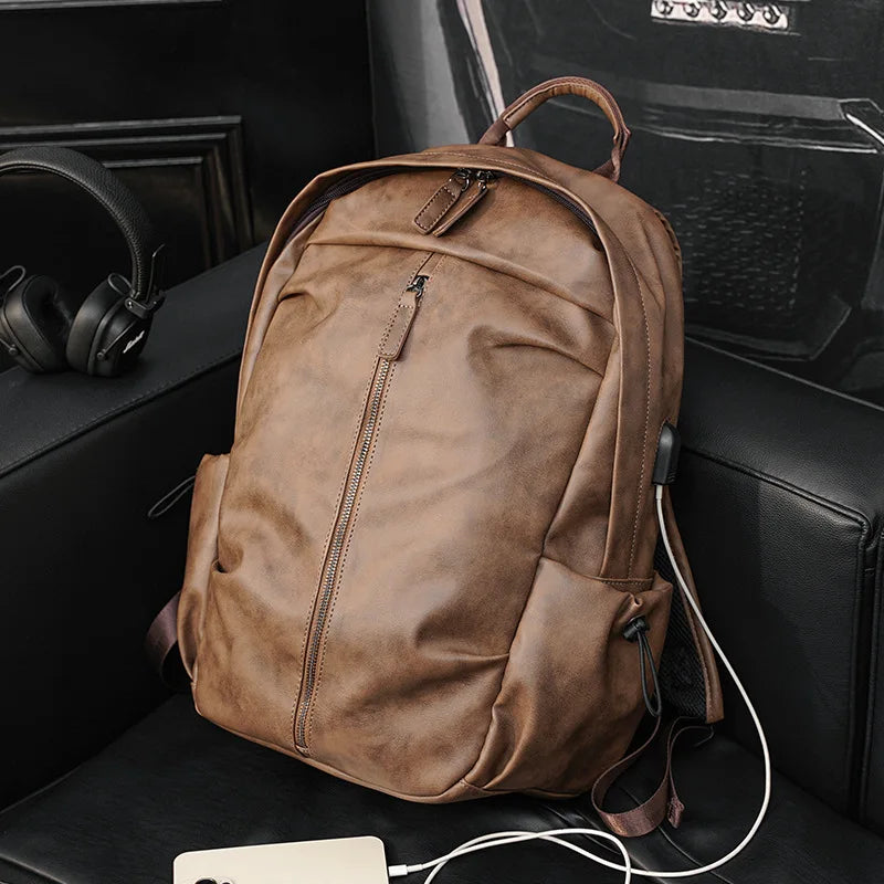 Mochila Executiva em Couro Amsterdam