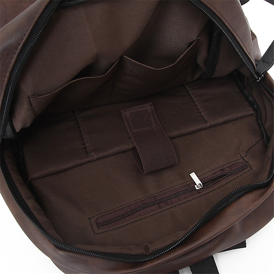 Mochila Executiva em Couro Bologna