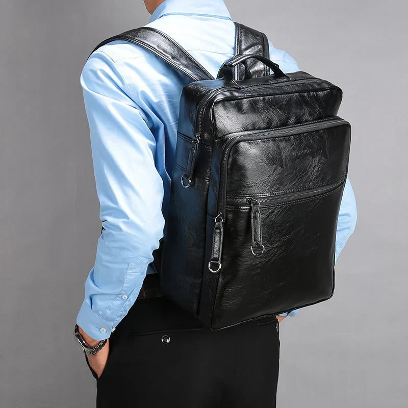 Mochila Executiva em Couro Florence