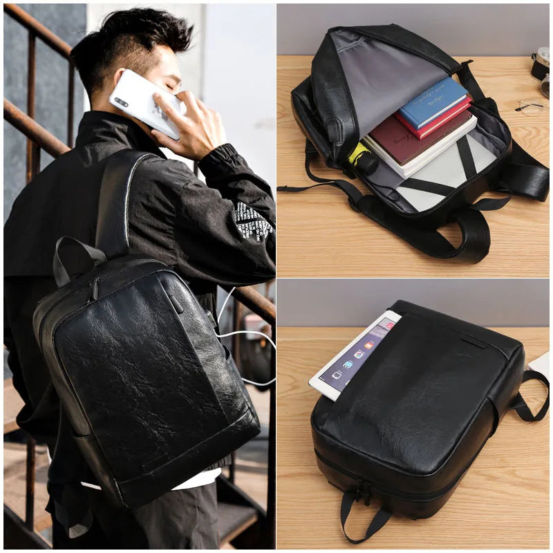 Mochila Executiva em Couro Munich