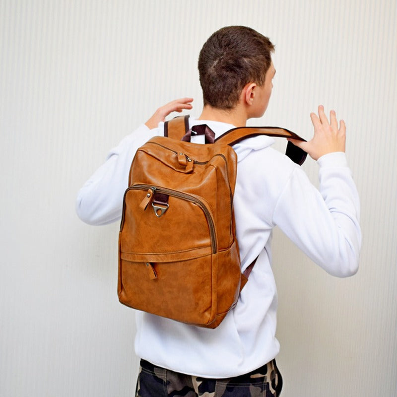 Mochila Executiva em Couro Naples
