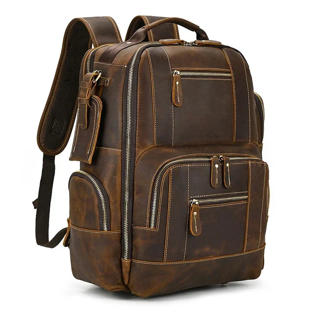Mochila Executiva em Couro Retrô