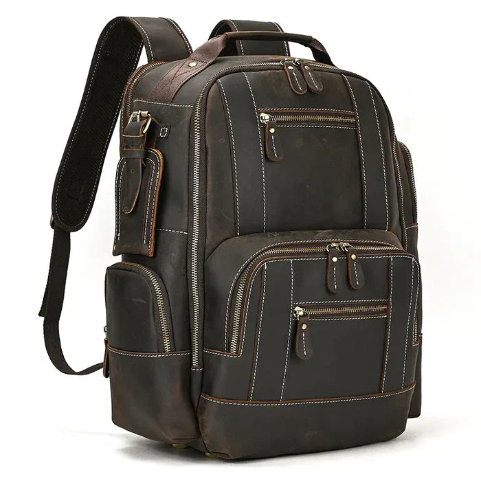 Mochila Executiva em Couro Retrô