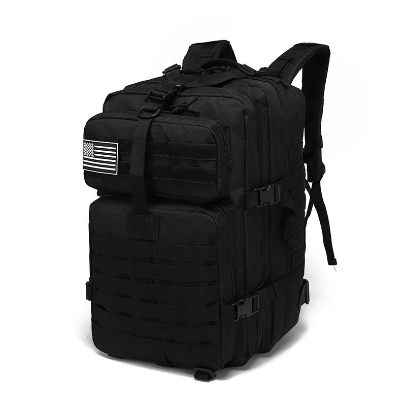 Mochila Tática Militar Montevie Preta 50L