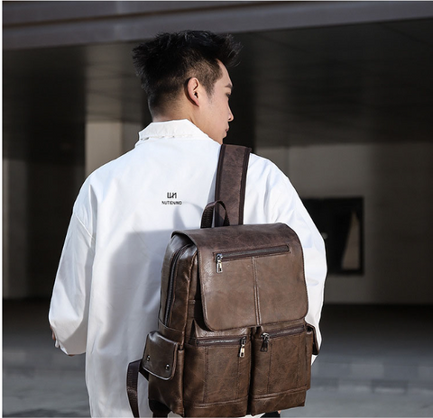 Mochila em Couro - Premium Travel
