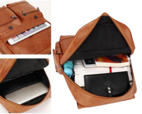 Mochila em Couro - Premium Travel