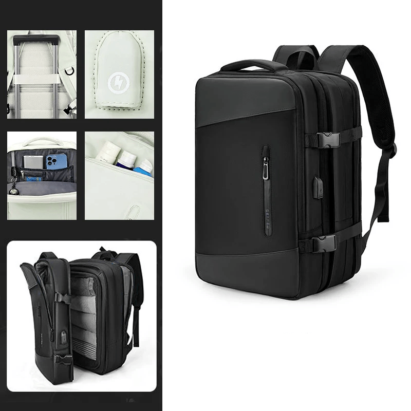 Mochila de Viagem Multiuso TravelTech - Carga USB