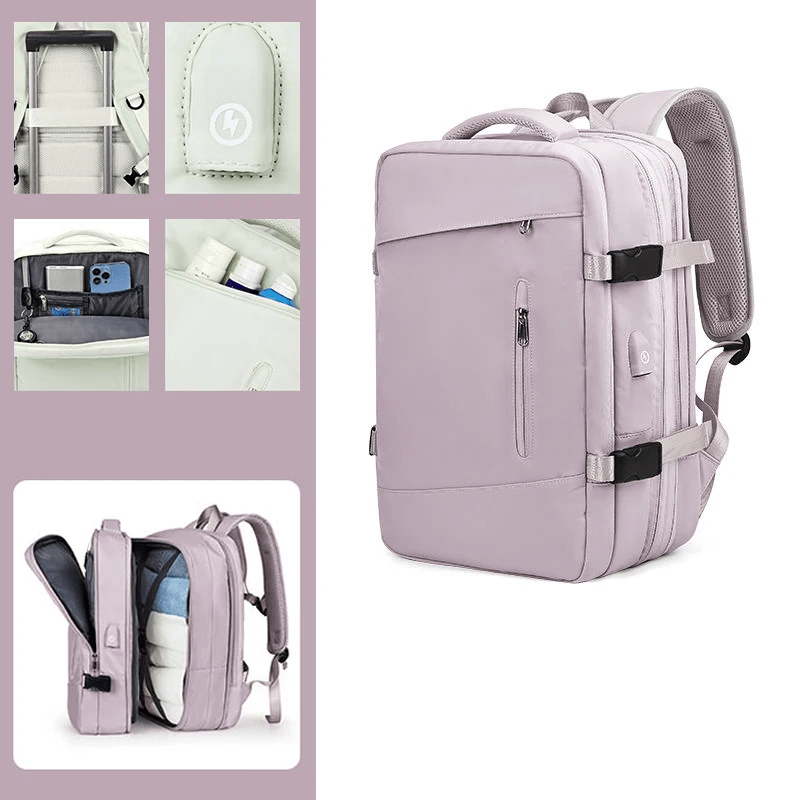 Mochila de Viagem Multiuso TravelTech - Carga USB