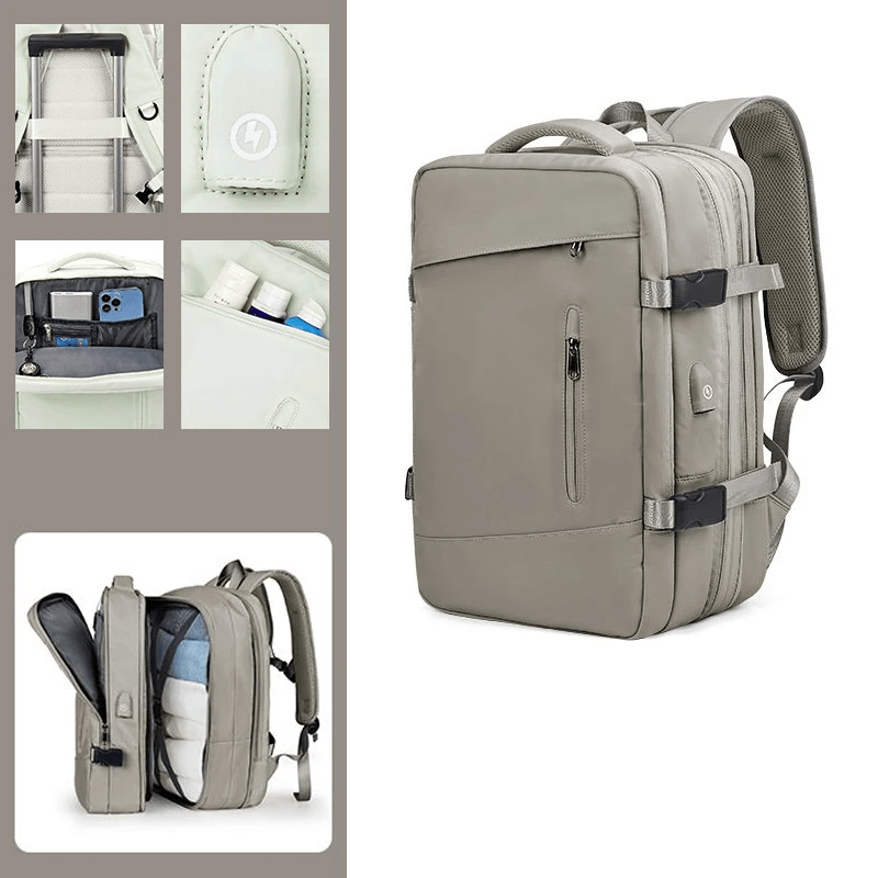 Mochila de Viagem Multiuso TravelTech - Carga USB
