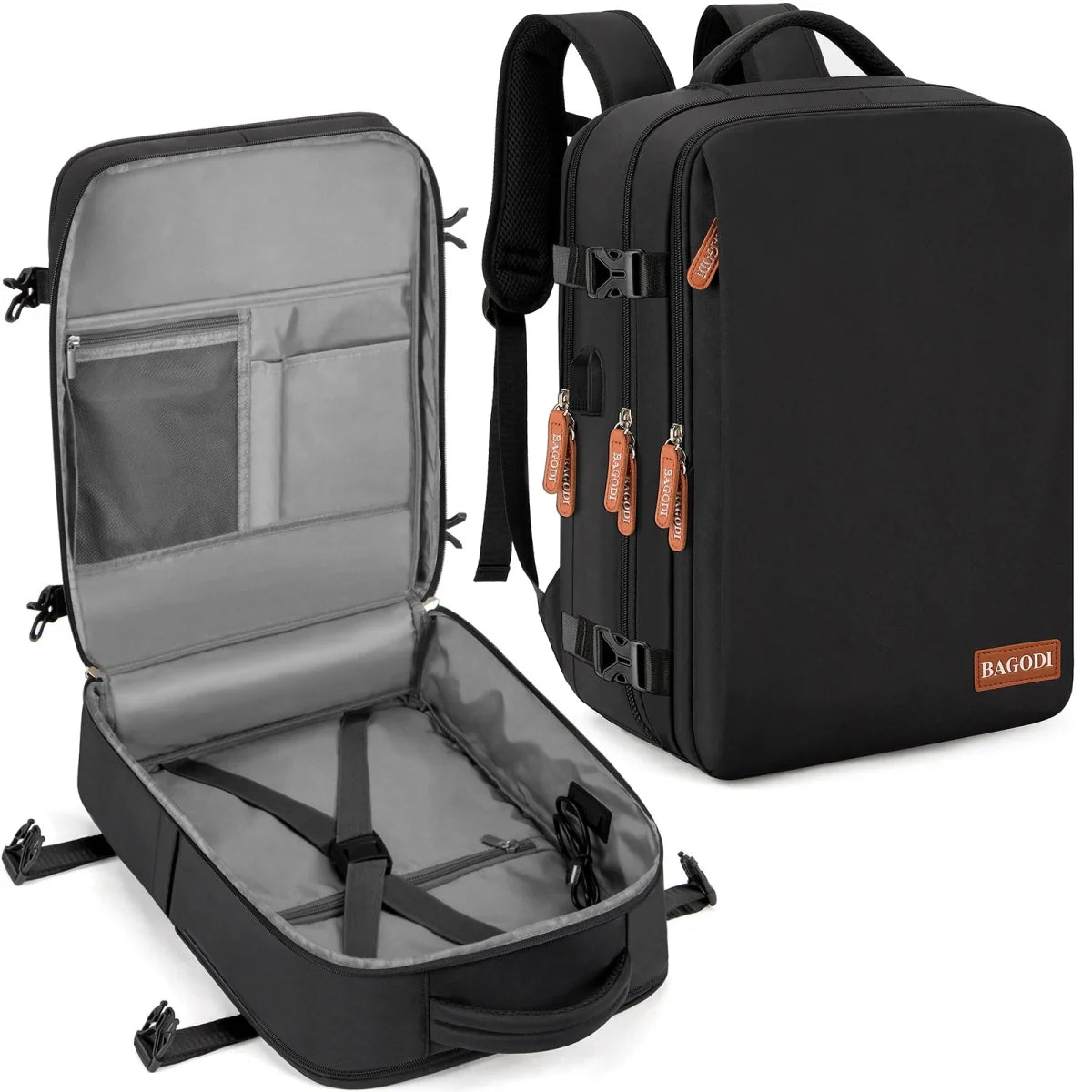Mochila Multifuncional TravBag com Carregamento USB